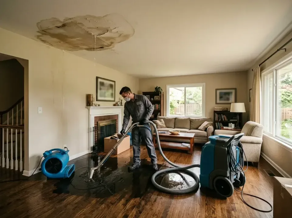 attic-pipe-burst-ceiling-drip-008 — frequently asked questions, Water Damage Restoration & Carpet Care in Crowley, LA